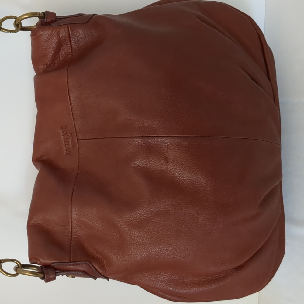 Margot Rust Leather Crossbody Bag - Picture 2 of 6